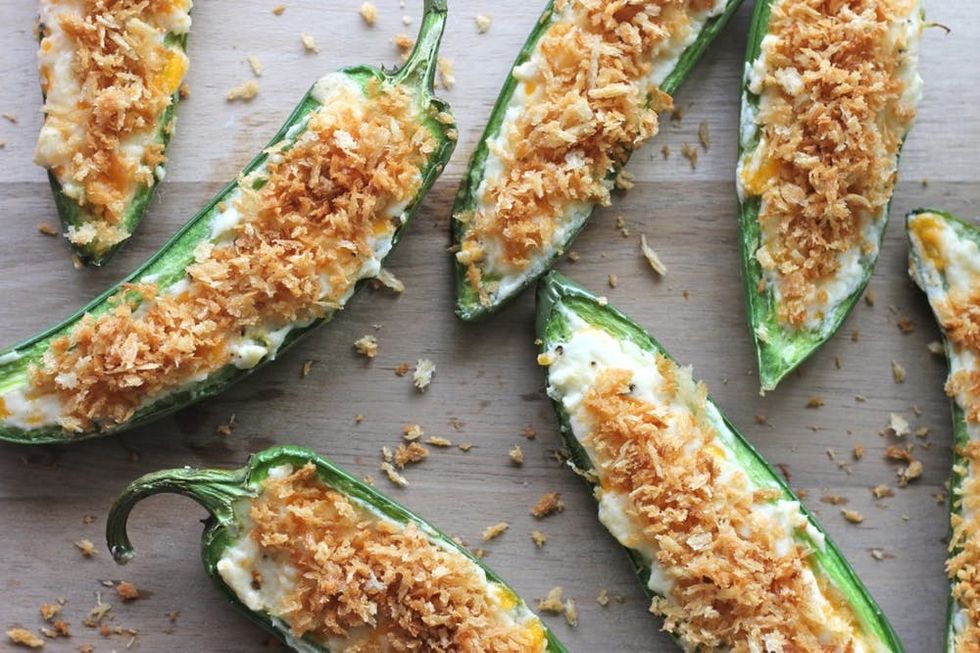 Three Cheese Jalapeno Poppers