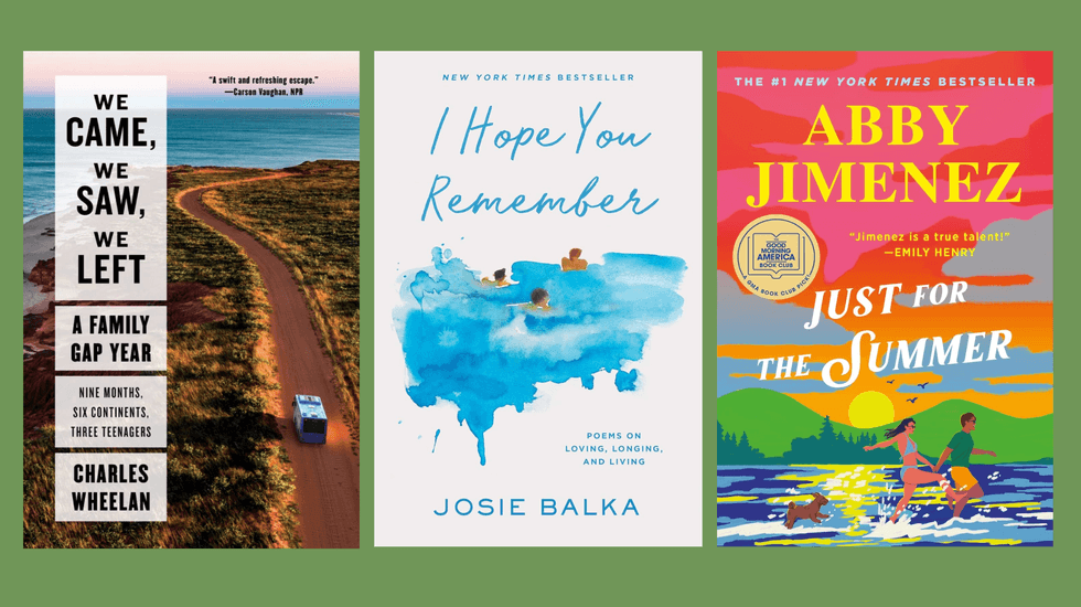 Three colorful book covers displaying titles by Wheelen, Balka, and Jimenez.