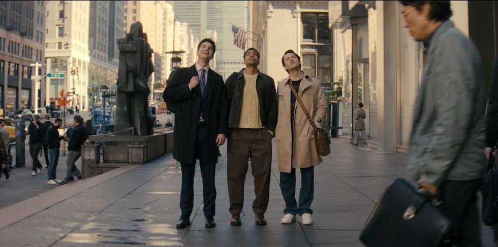 three guys in new york city