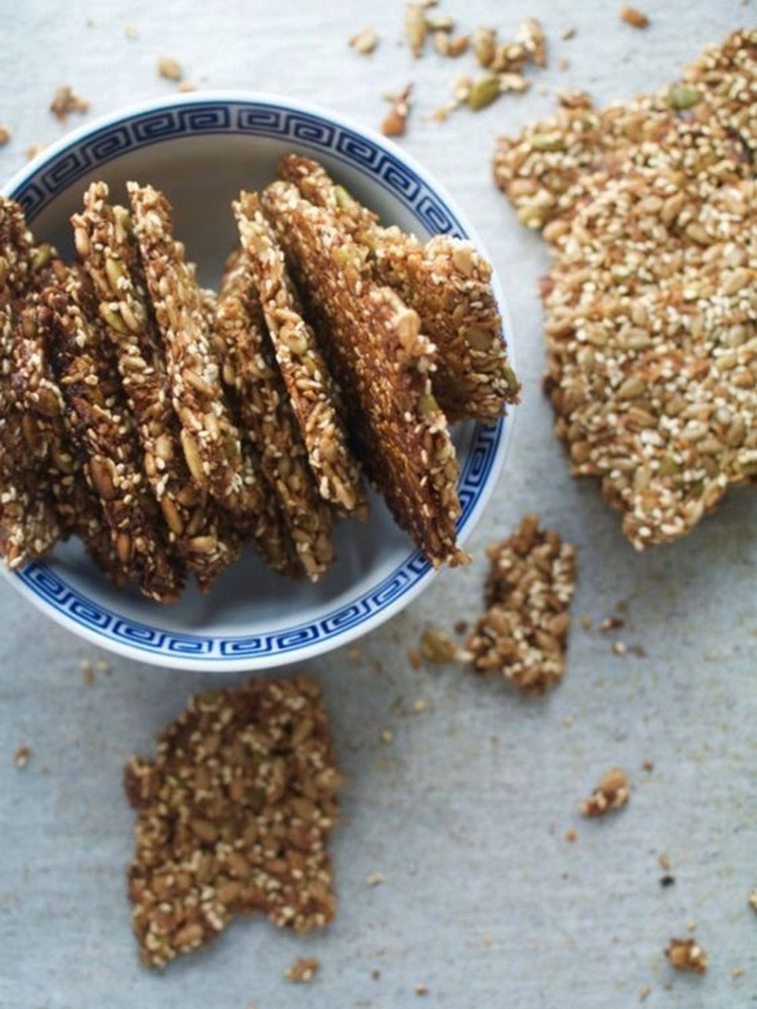 Three Seed Brittle Road Trip Snacks