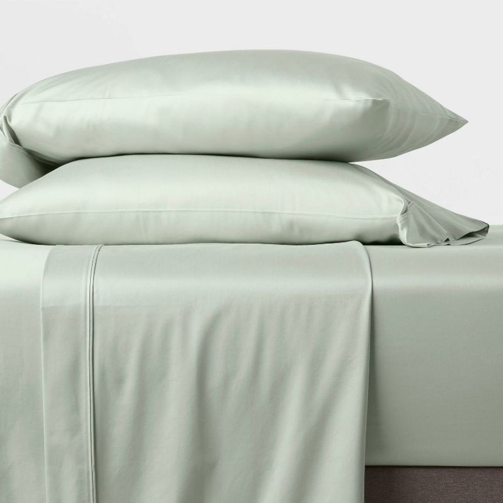 Threshold 400 Thread Count Solid Performance Sheet Set