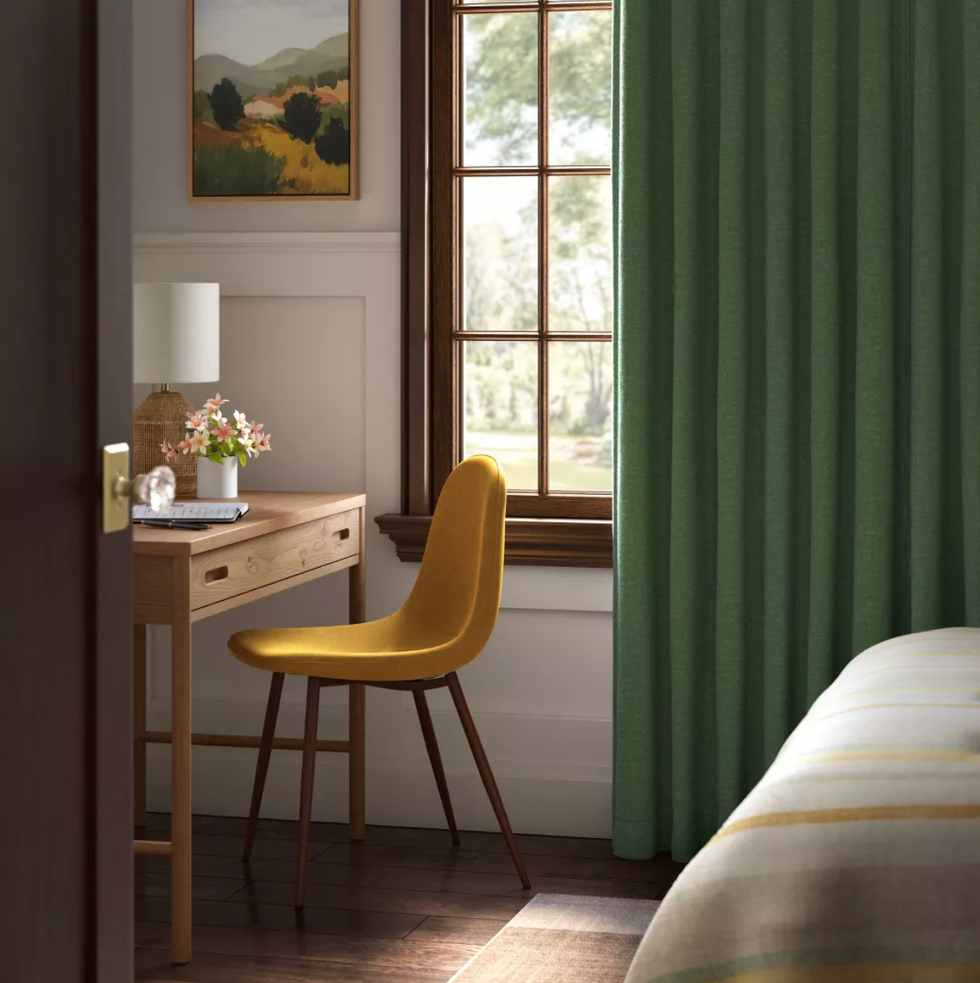 Threshold Blackout Velvet Window Curtain Panel