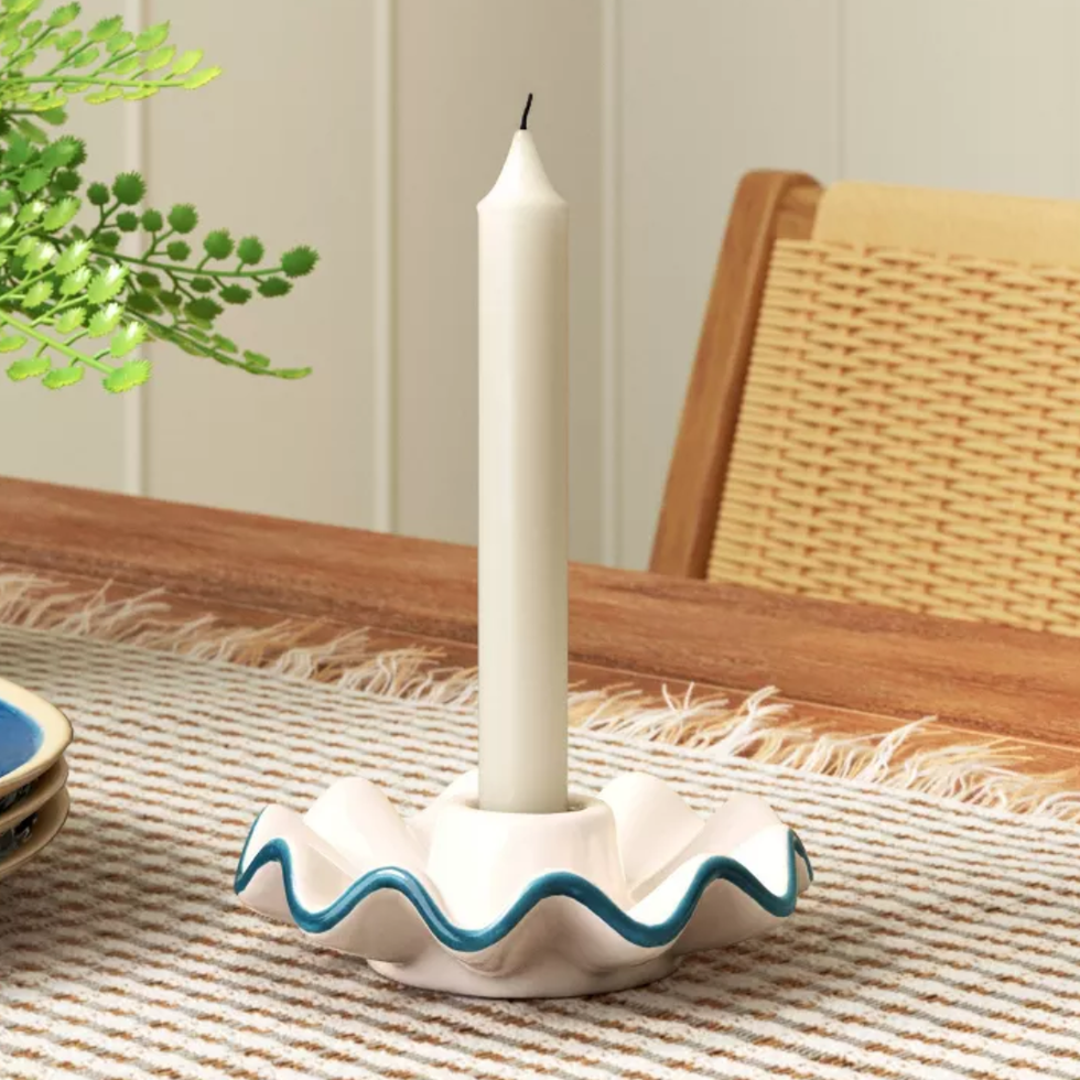 Threshold Blue Candle Holder
