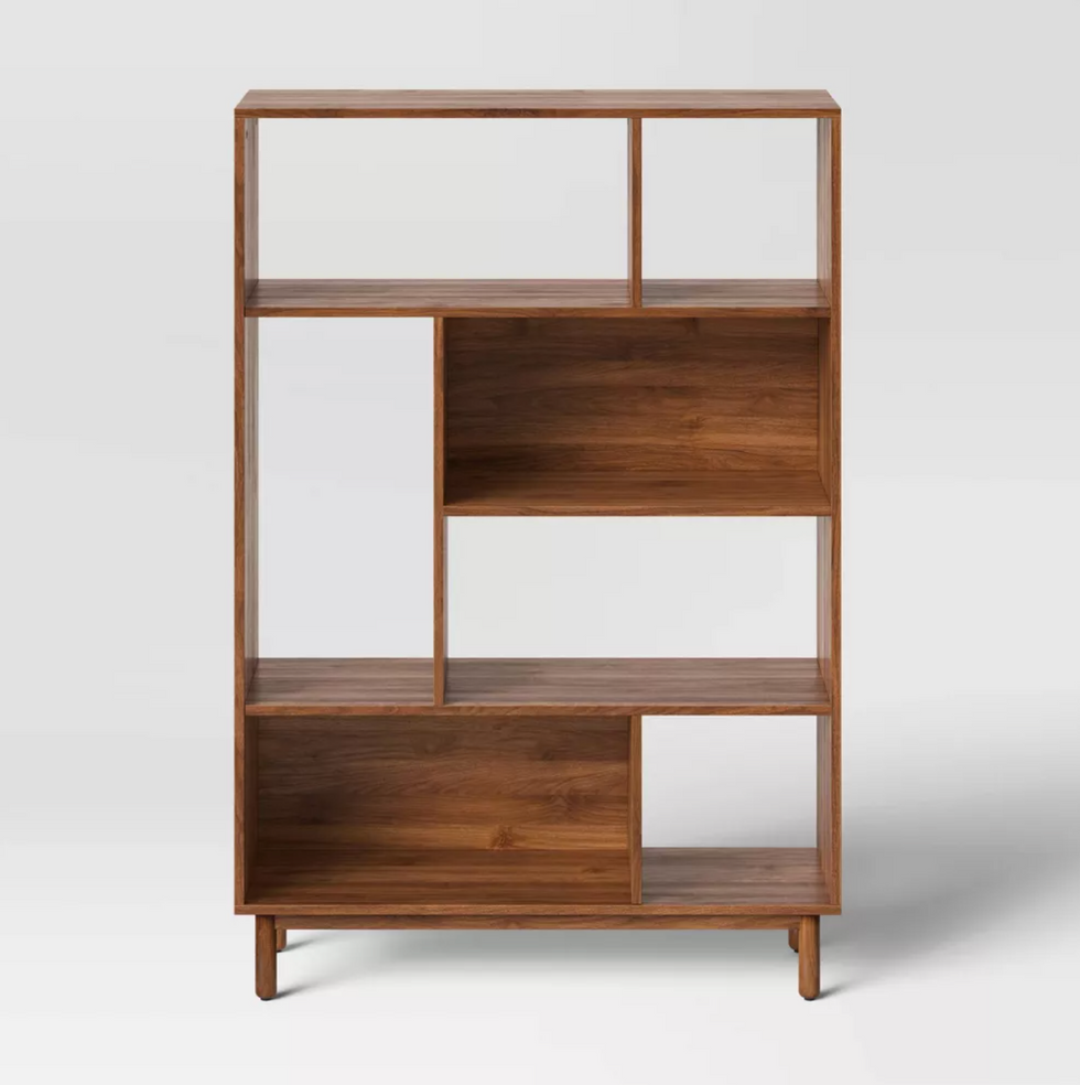 Threshold Johannson Mid-Century Modern 4 Shelf Bookcase