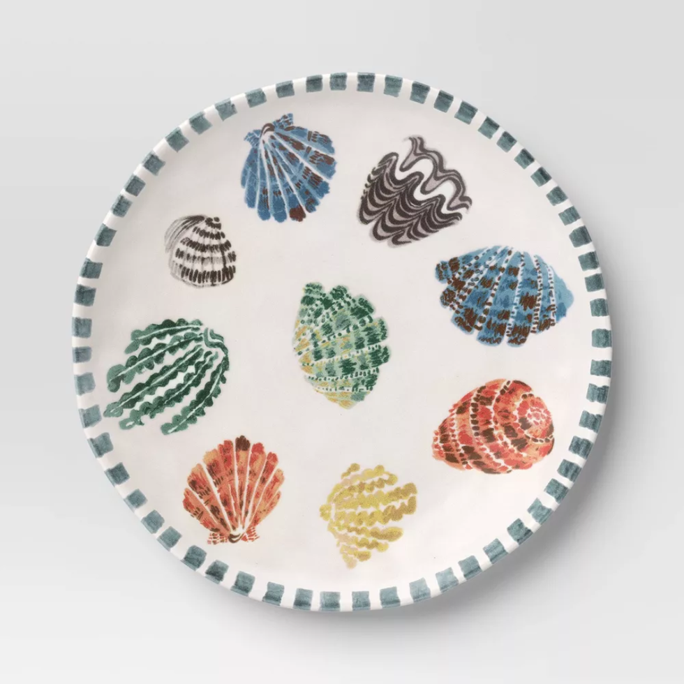 Threshold Shells Stoneware Dinner Plate