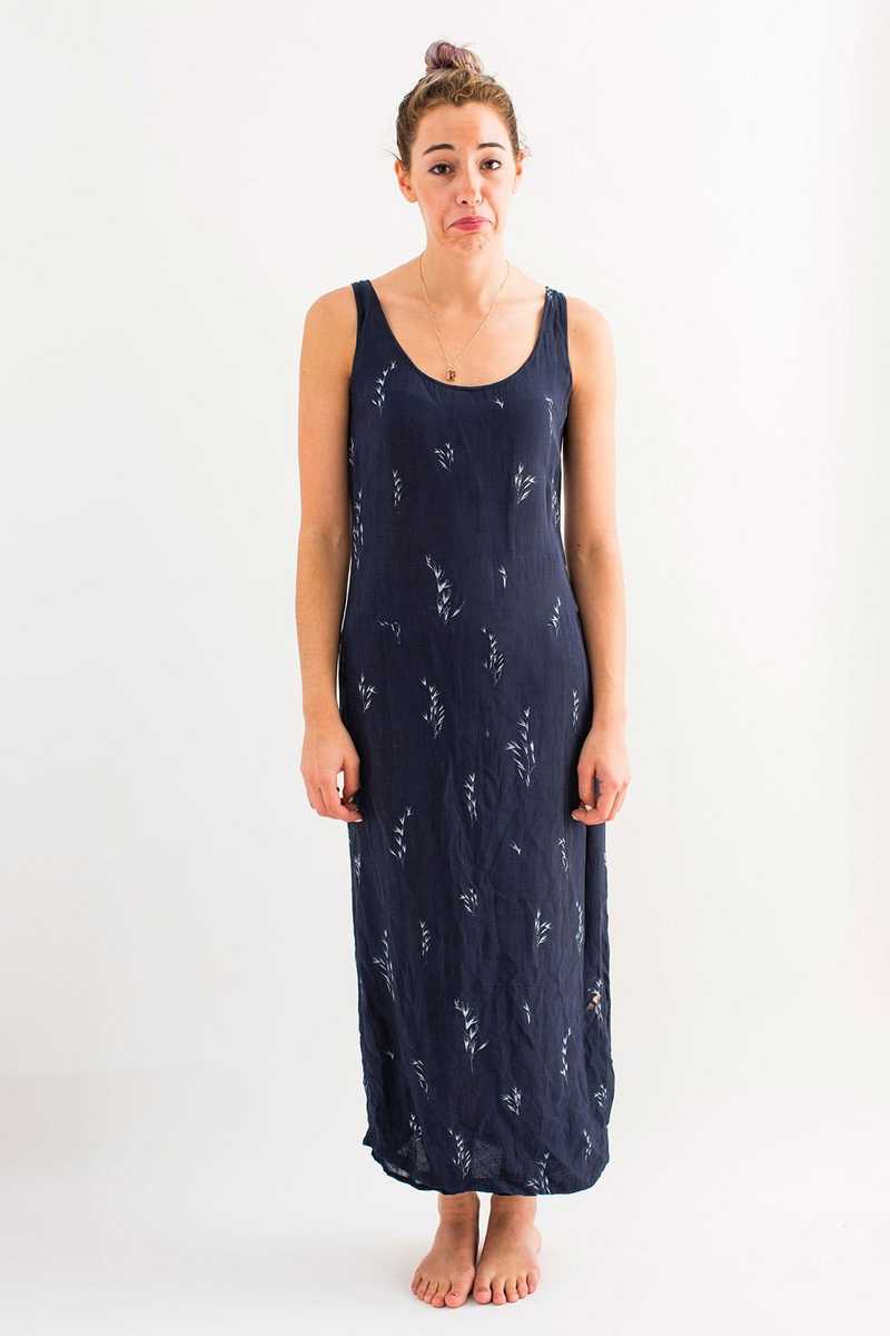 How to Turn a Thrift Store Dress into a Hot 2-Piece Set - Brit + Co