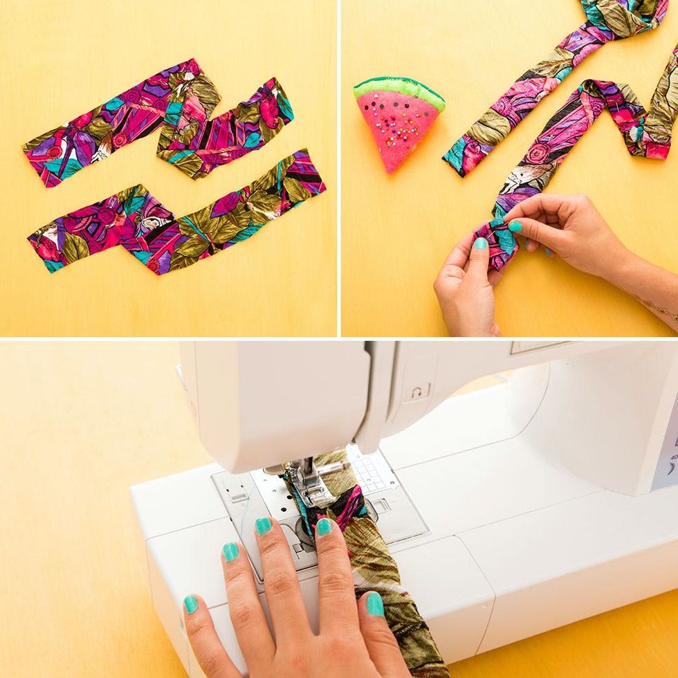 How to Turn a Thrift Store Maxi Skirt into a Summer Jumper Brit + Co