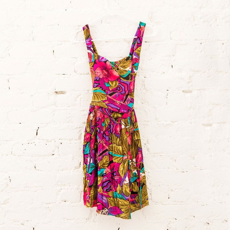 How to Turn a Thrift Store Maxi Skirt into a Summer Jumper Brit + Co