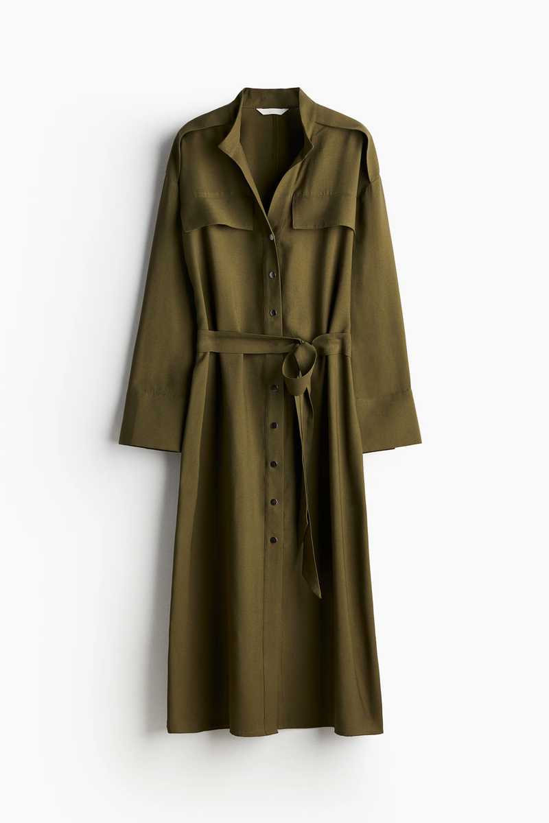 13 Perfectly Flattering H&M Dresses For Every Fall Occasion - Brit + Co