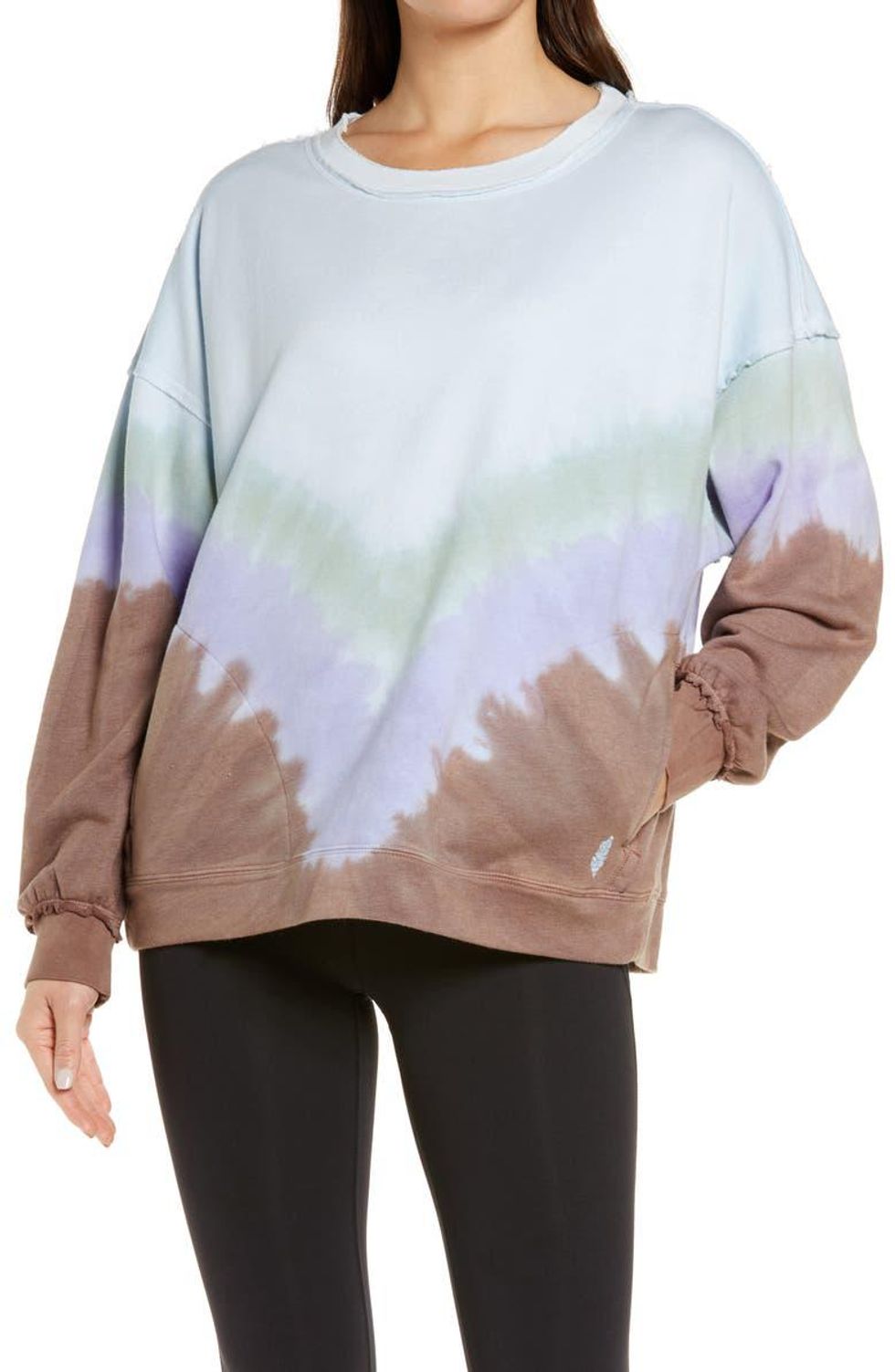 tie dye crewneck sweatshirt