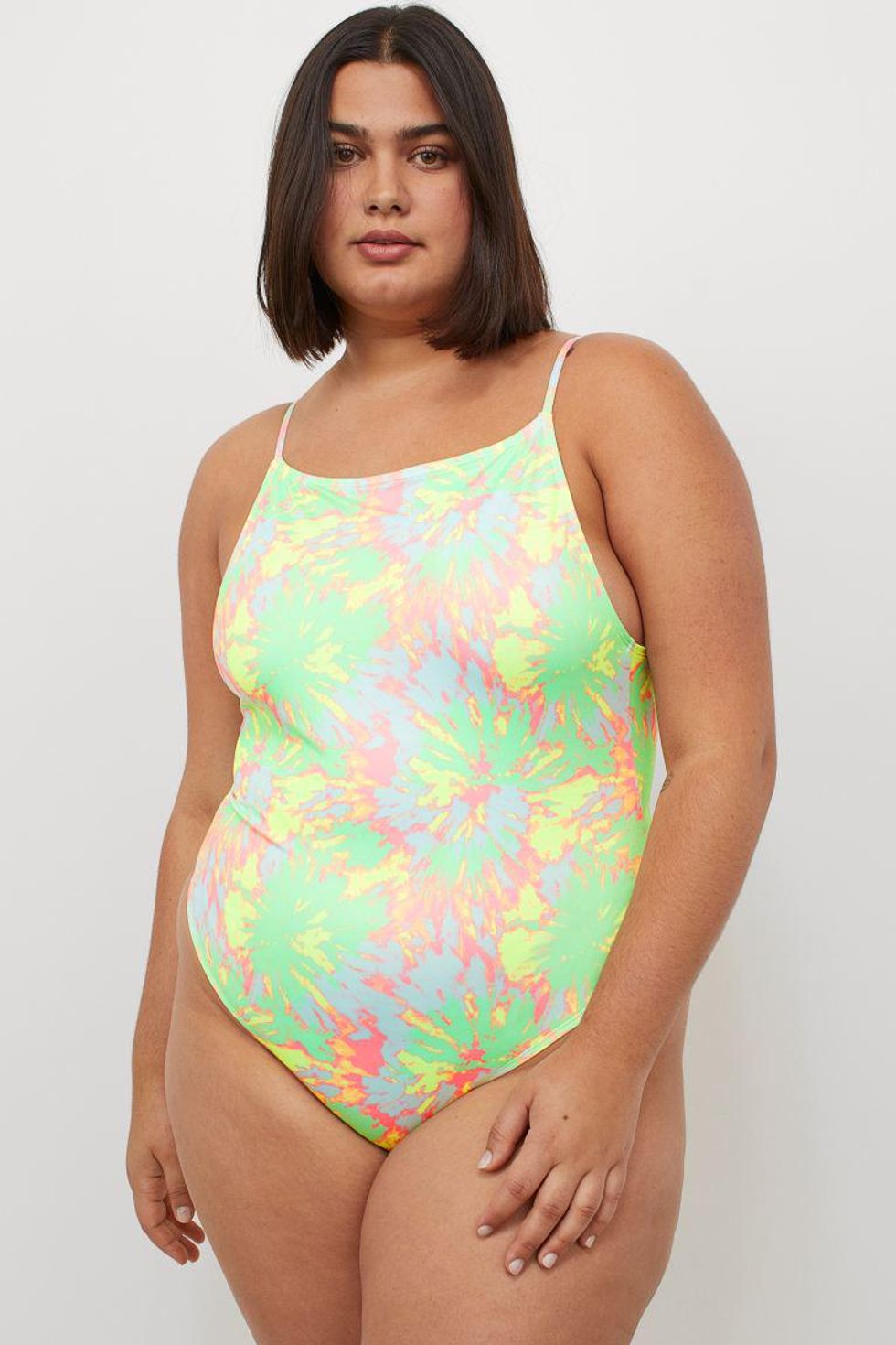 tie dye plus size swimsuits