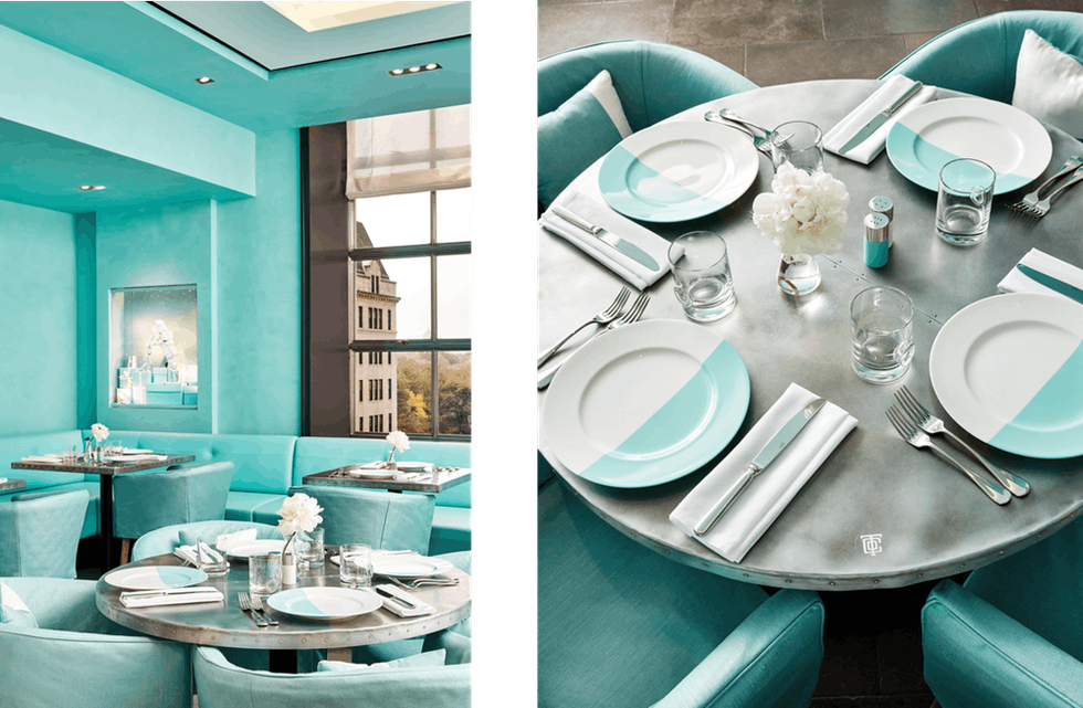 Tiffany Blue Box Cafe Interior