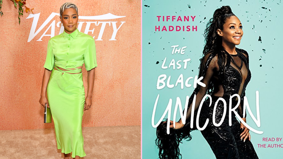 Tiffany Haddish reading "The Last Black Unicorn"