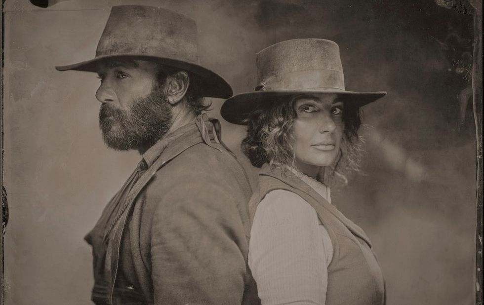 Tim McGraw and Faith Hill as James Dutton and Margaret Dutton in '1883'