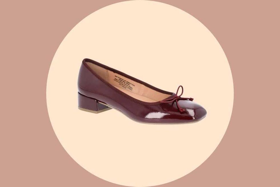 Time and Tru Block Heel Flats