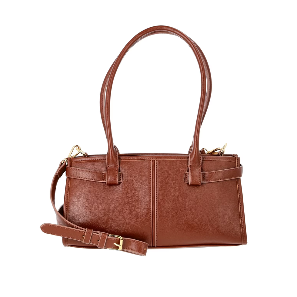 Time And Tru Faux Leather Gwyn Shoulder Bag