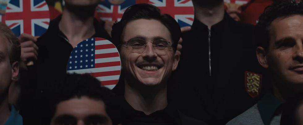 timothee chalamet in marty supreme