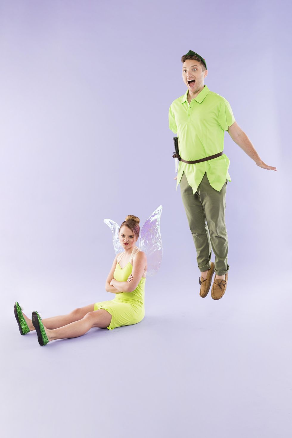tinkerbell and peter pan costume