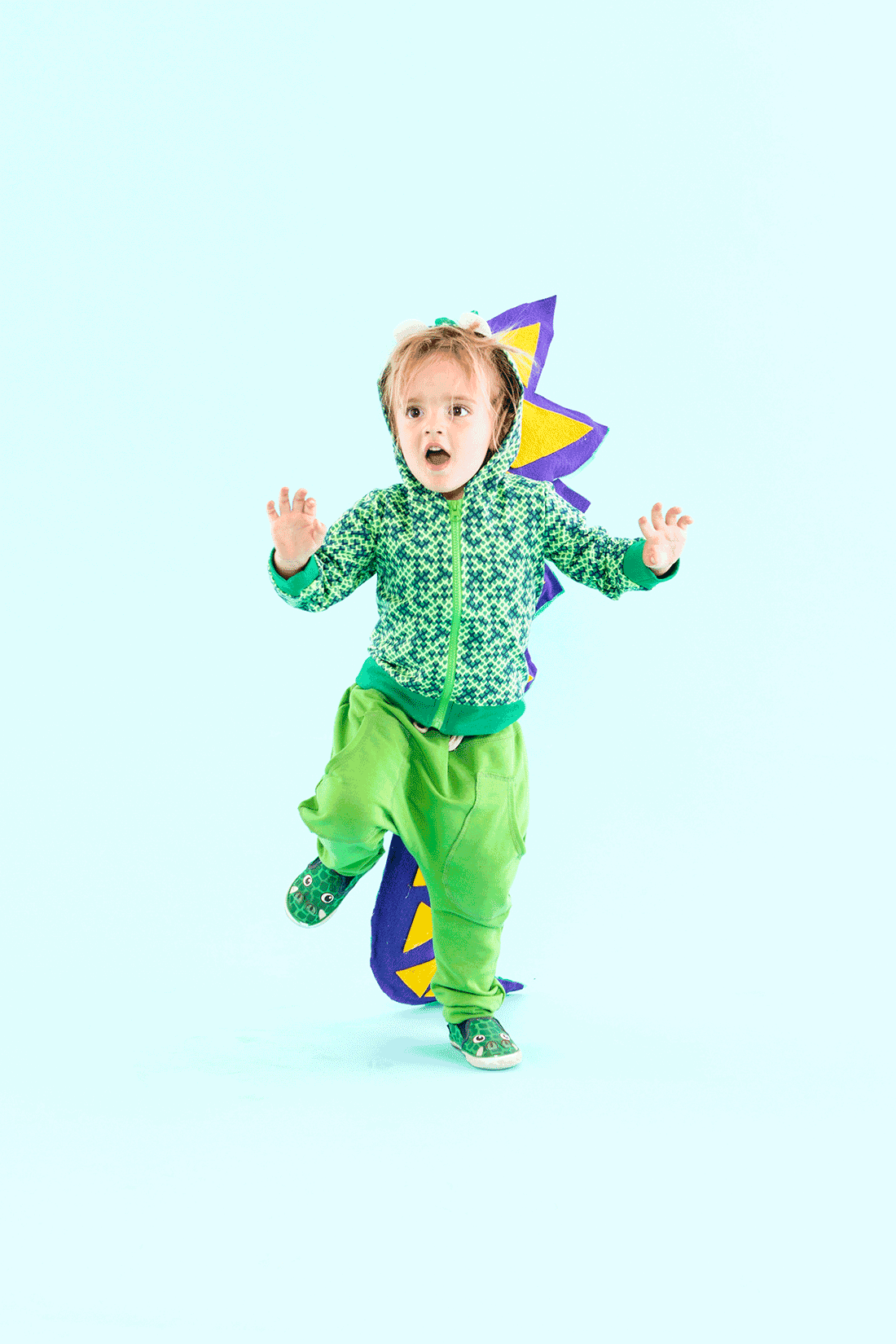 Toddler Dinosaur Halloween Costume Gif