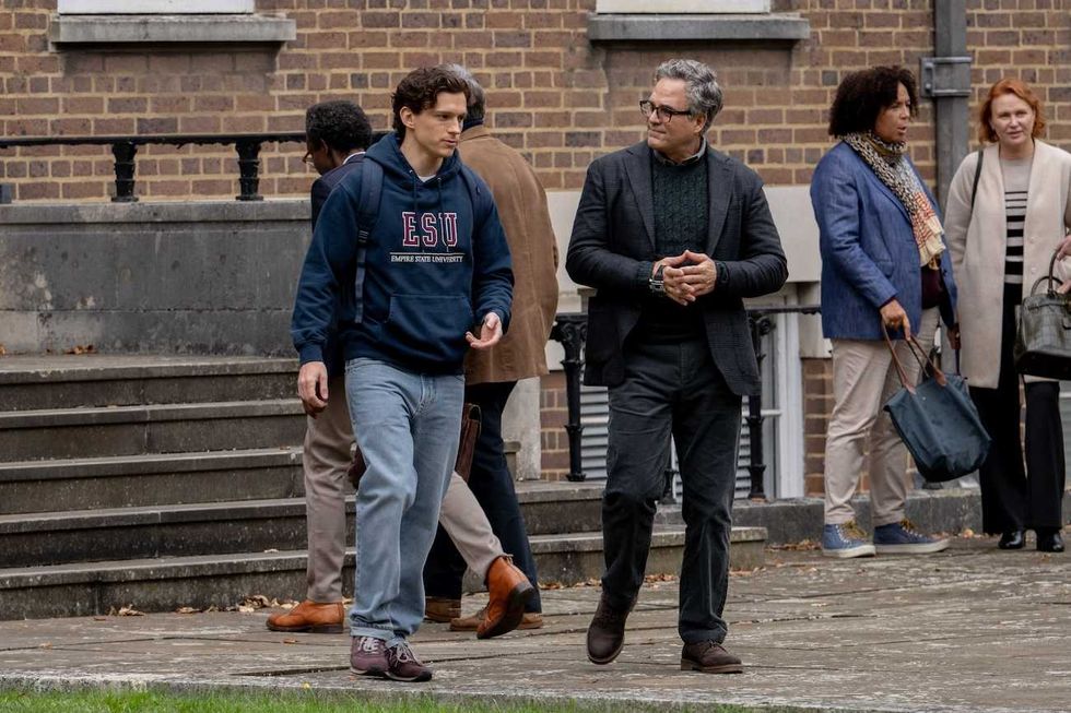 tom holland and mark ruffalo