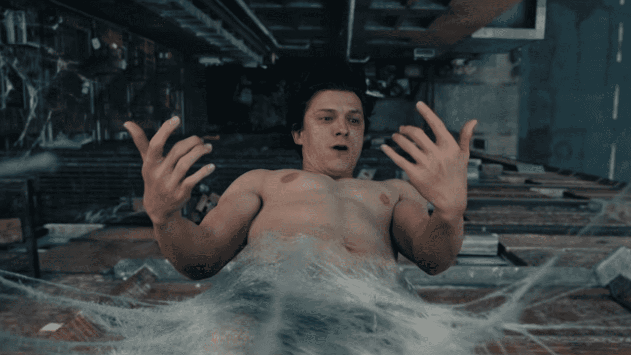 tom holland as peter parker