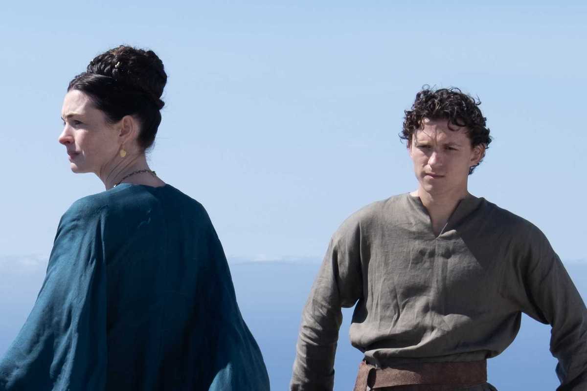 tom holland in the odyssey