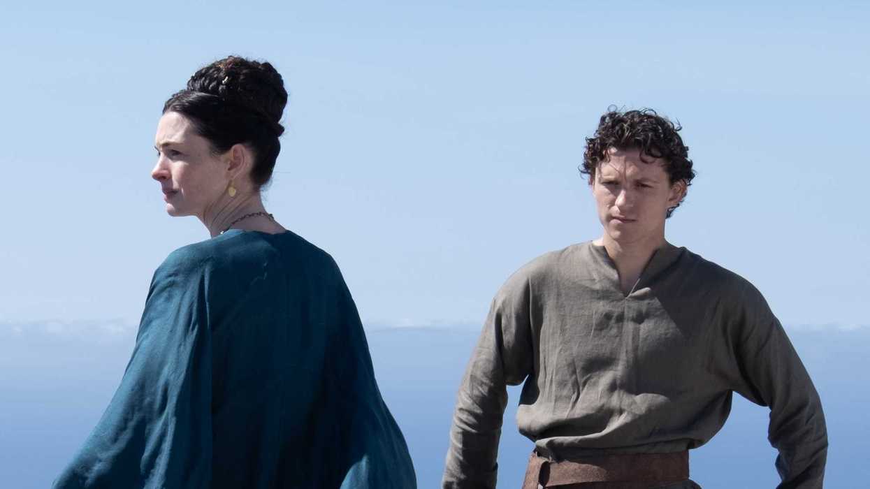 tom holland in the odyssey