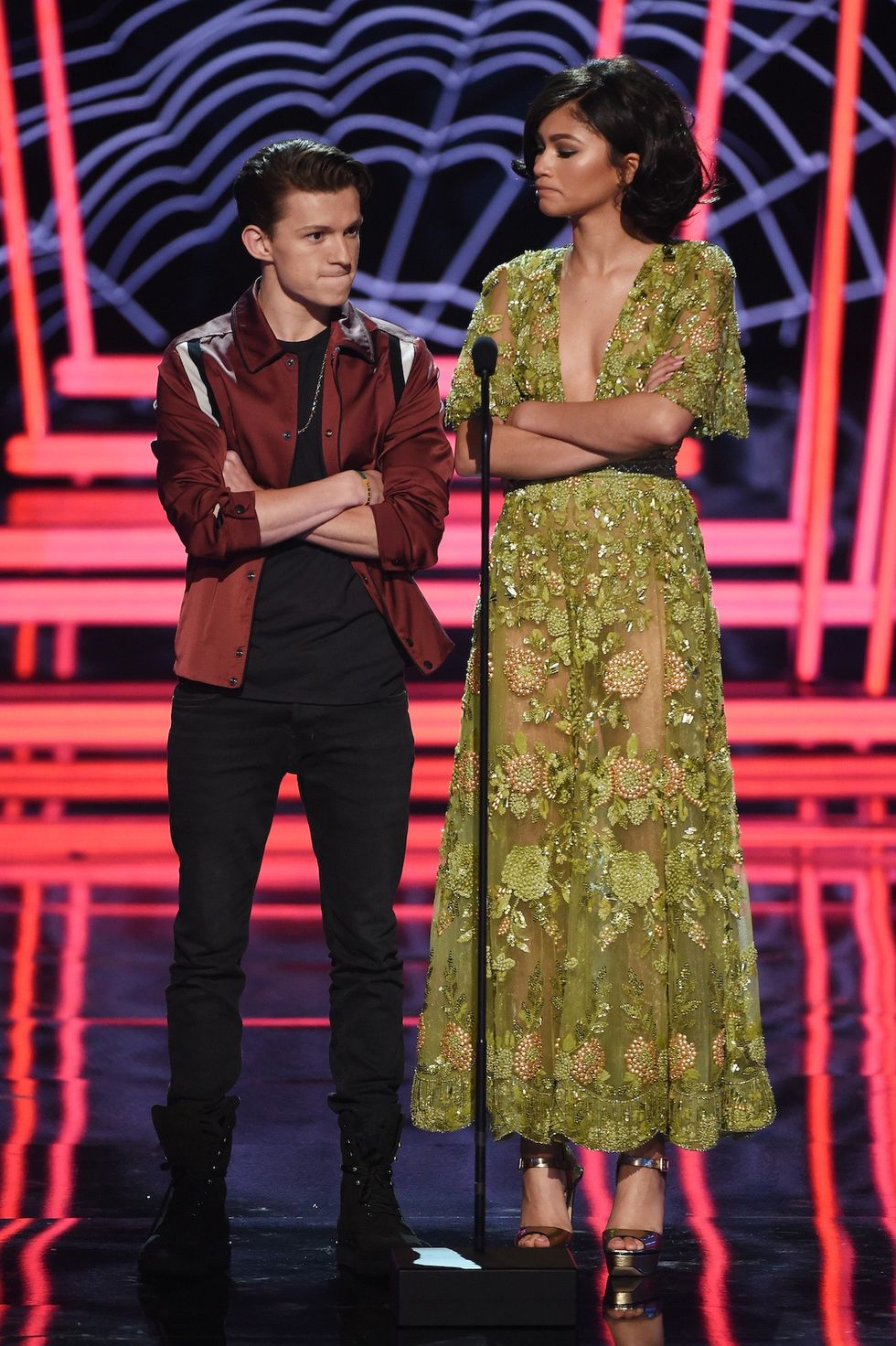 tom holland zendaya mtv movie and tv awards