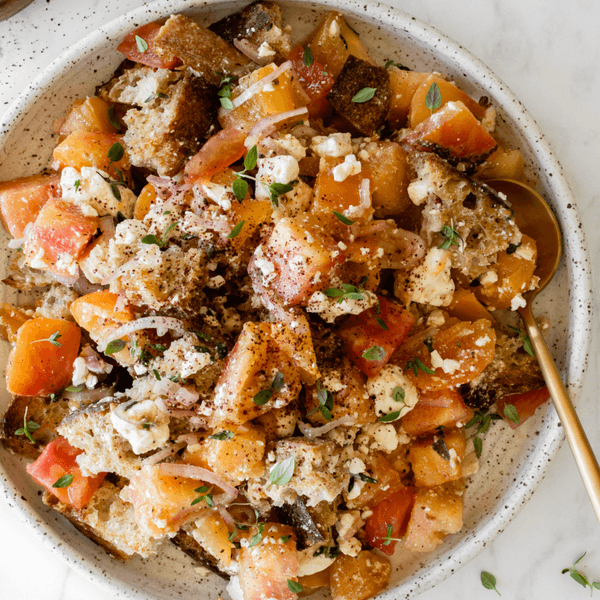 Tomato Panzanella with Feta