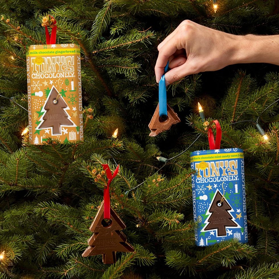 Tony's Chocolonely Dark Chocolate Candy Cane Tree