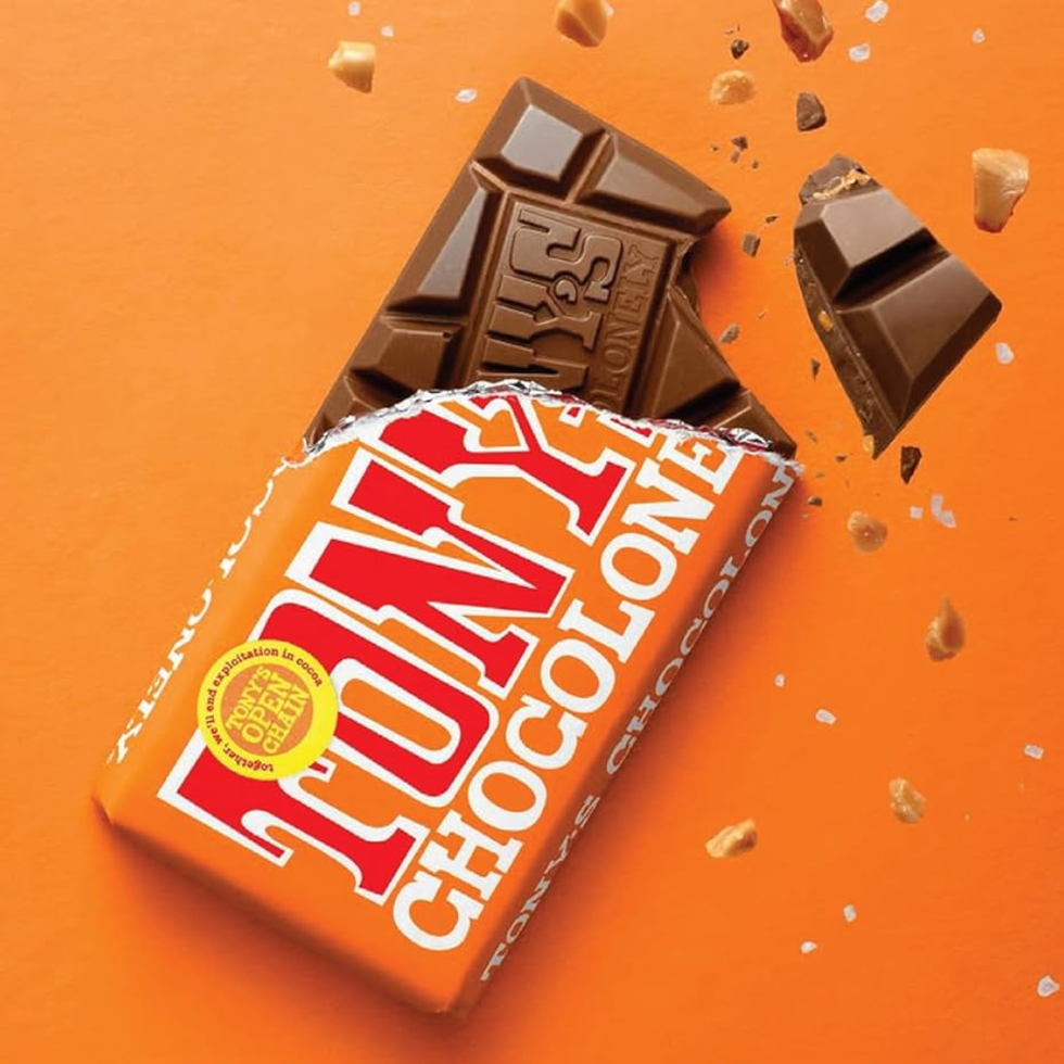 Tony\u2019s Chocolonely Caramel & Sea Salt Belgian Milk Chocolate Bar