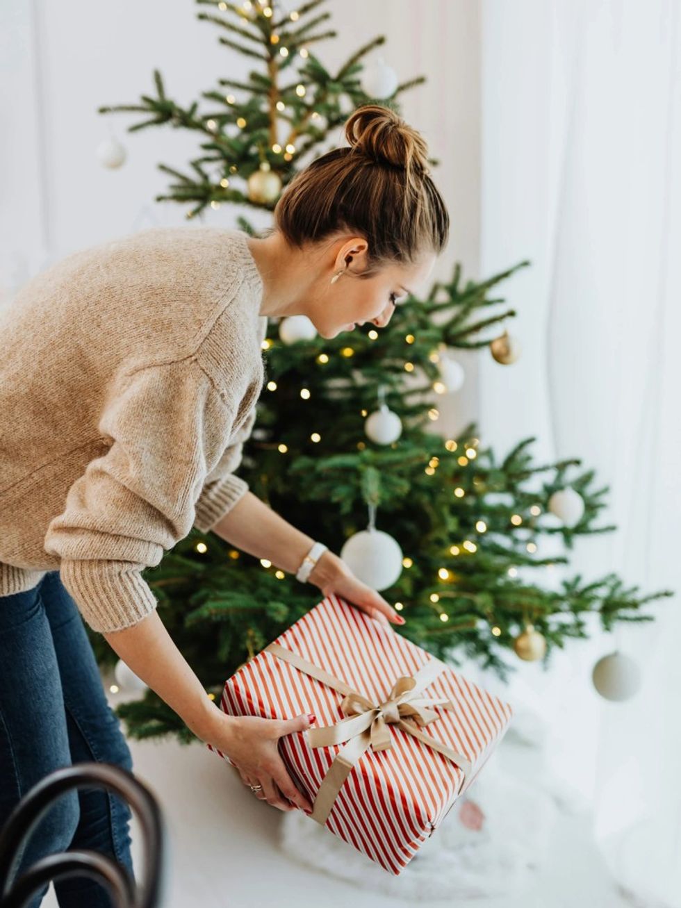 topknot bun easy holiday hairstyles