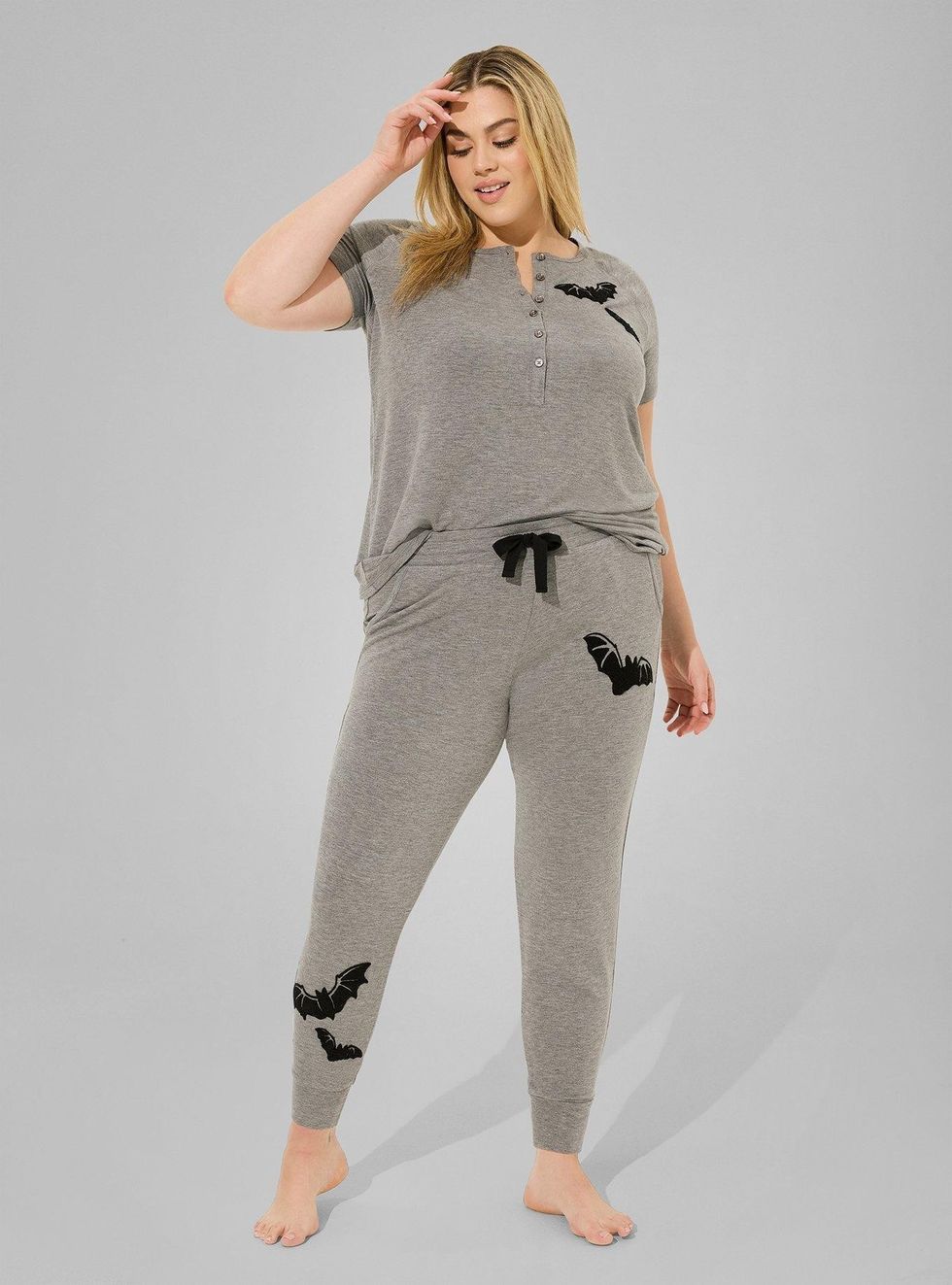 torrid henley pajama set