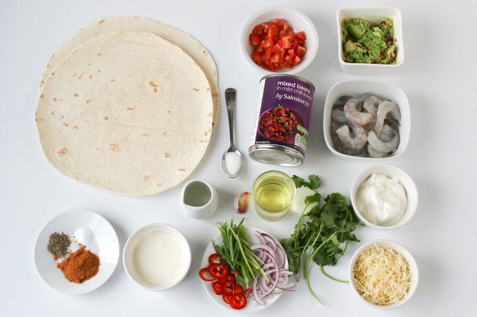 Tostadas Ingredients