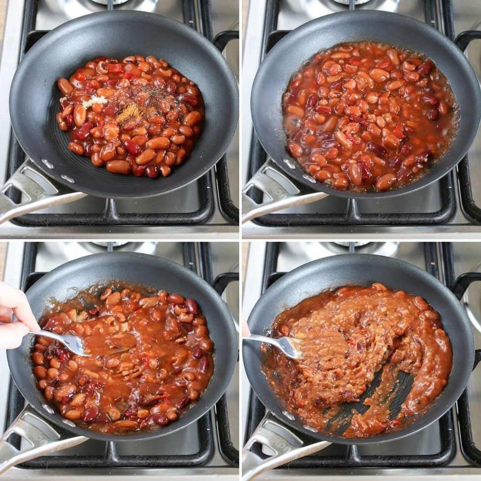 Tostadas Step 4 collage