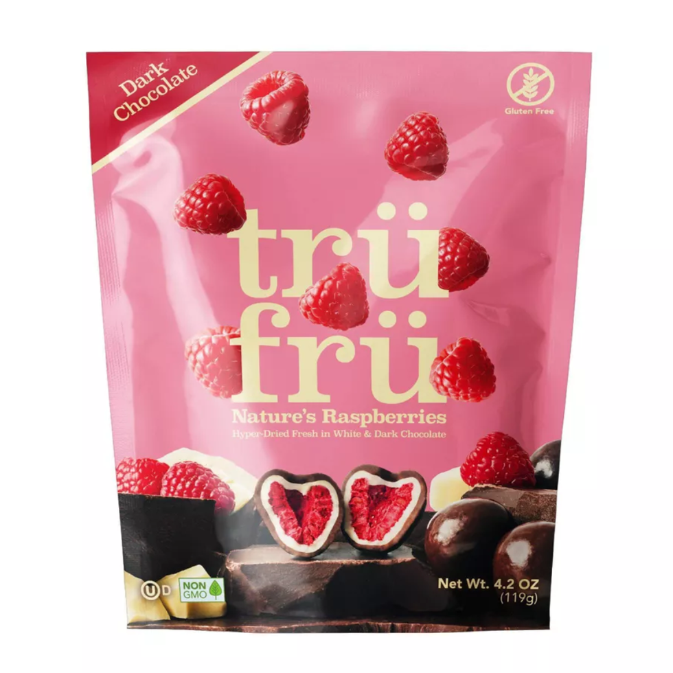 Tr\u00fc Fr\u00fc Dark Chocolate-Covered Hyper-Dried Raspberries