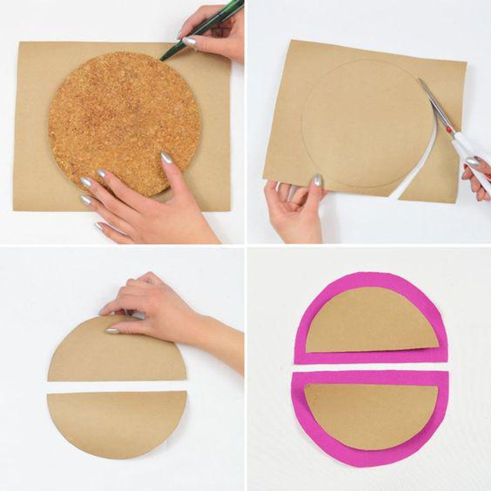 tracing, cutting, and making a pattern