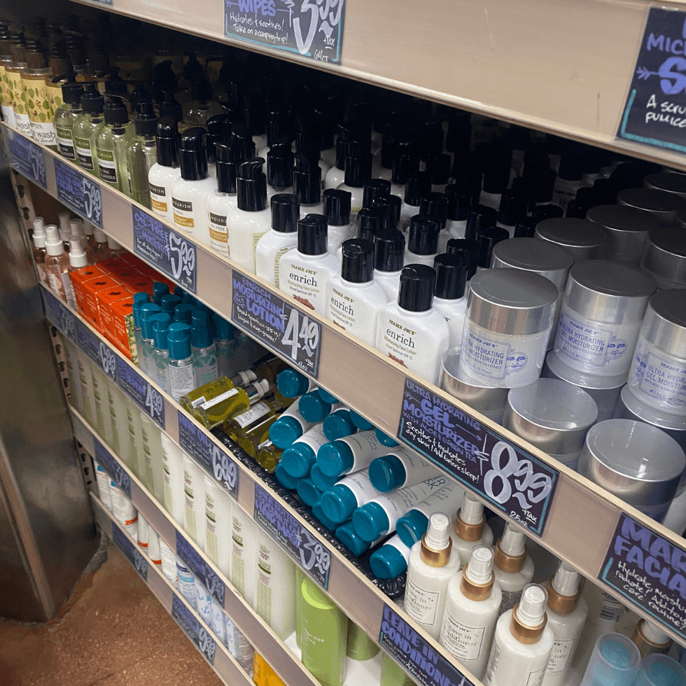 Trader Joe's Beauty Aisle