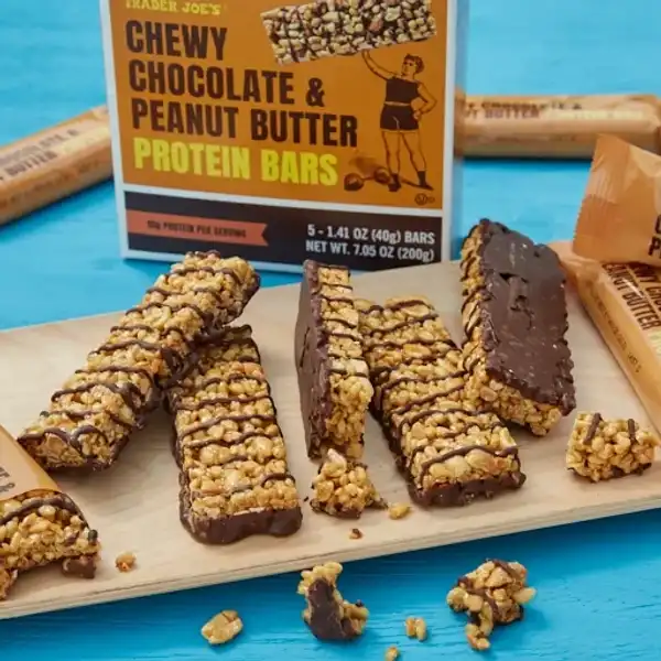 Trader Joe's Chewy Chocolate & Peanut Butter Protein Bars