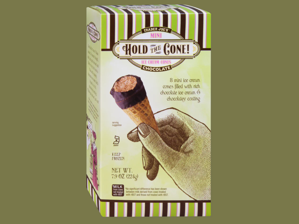 Trader Joe's Chocolate Hold the Cone! Mini Ice Cream Cones