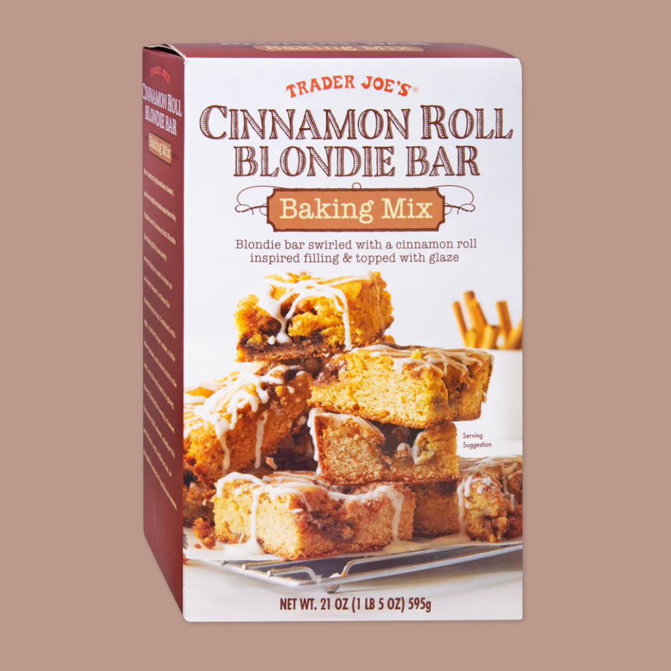 Trader Joe's Cinnamon Roll Blondie Bar Baking Mix