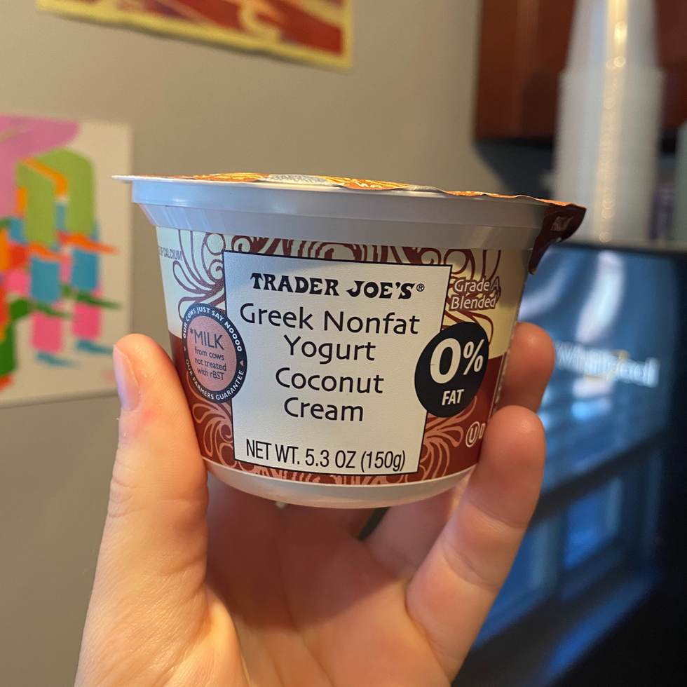 Trader Joe's Coconut Cream Greek Nonfat Yogurt