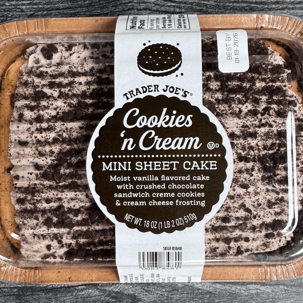 Trader Joe's Cookies 'n Cream Sheet Cake