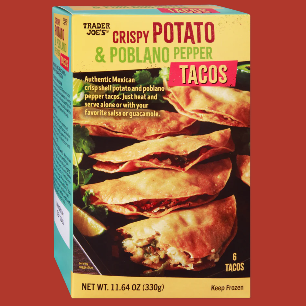 Trader Joe's Crispy Potato & Poblano Pepper Tacos