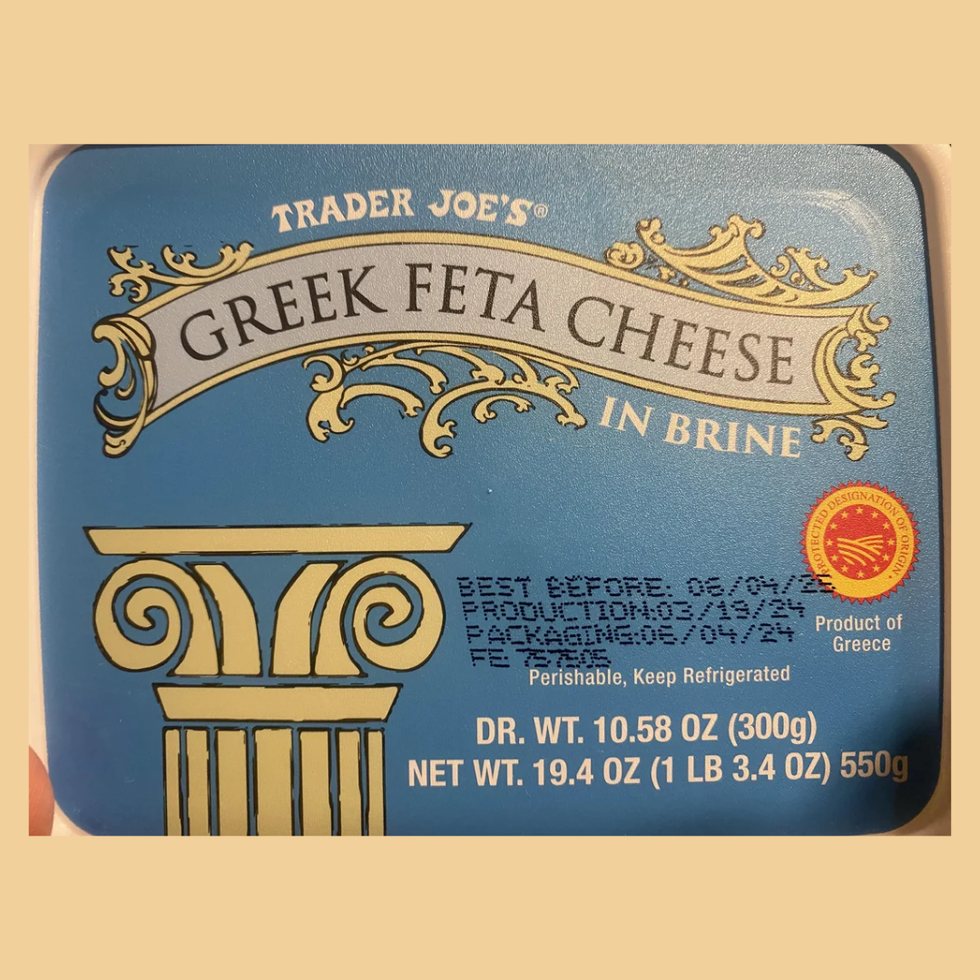 Trader Joe's Feta Cheese In Brine