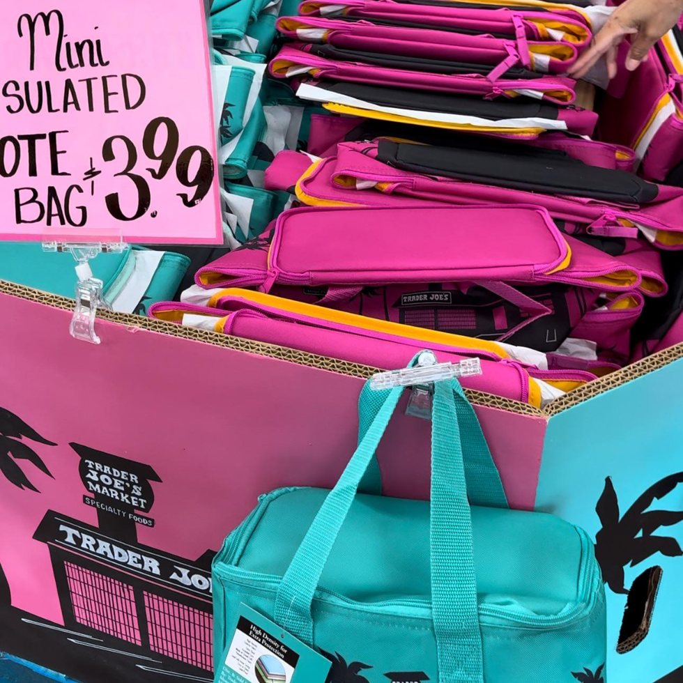 Trader Joe's Mini Cooler Tote Bags Summer 2025