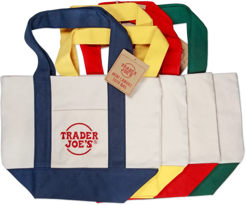 trader joe's mini tote bags