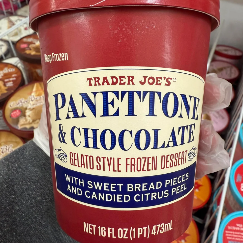 Trader Joe's Panettone & Chocolate Gelato Style Frozen Dessert