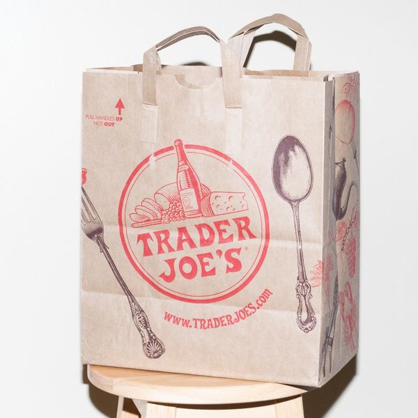 trader joe's paper grocery bag