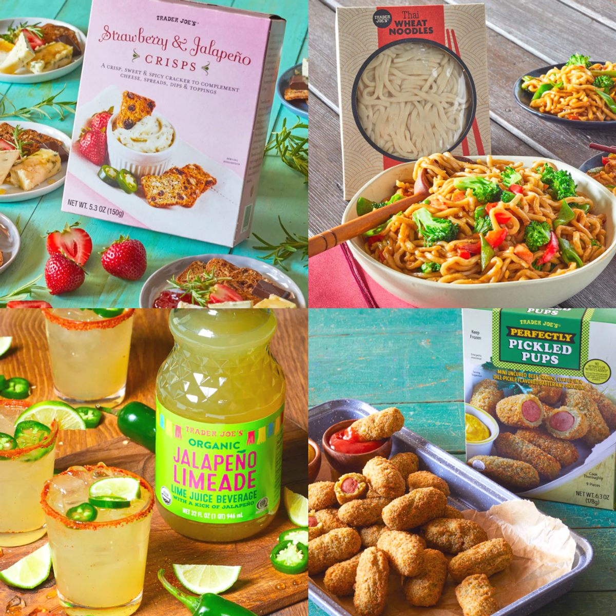 trader joe's summer snacks and drinks taste test